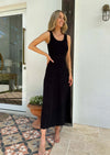 COLETTE DRESS - KNIT MAXI DRESS IN BLACK