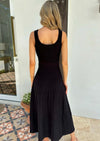 COLETTE DRESS - KNIT MAXI DRESS IN BLACK