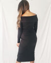 ESTELLE KNIT DRESS - IN BLACK