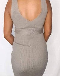 Chic Maternity Dress Nicole Knitted Bump Friendly Dress