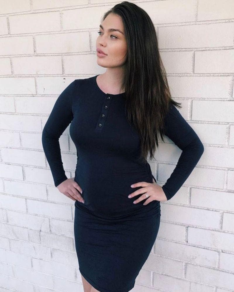 Chic Maternity Dress Olivia Maternity and Nursing Dress Olivia Maternity and Nursing Dress | Best Maternity Clothes Australia