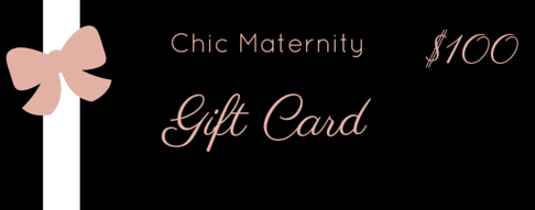 Chic Maternity Gift Card Chic Maternity Gift Card